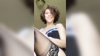 Sexy TikTok Girls: Black lingerie will always look good #4