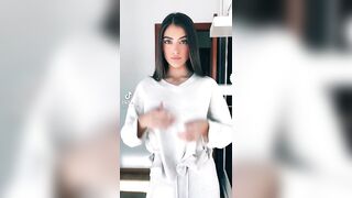 Sexy TikTok Girls: Black lace titties #2