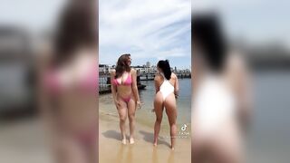 Sexy TikTok Girls: A couple of thots in their natural habitat #3