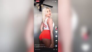 Sexy TikTok Girls: Honestly, always hated those Hooters shorts but... #4