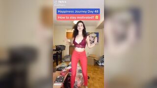 Sexy TikTok Girls: There is braless and there is BRALESS!!! Over a minutes worth for you to enjoy #2