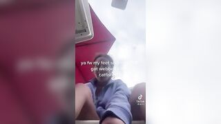 TikTok Feet: beach soles ♥️♥️ #3