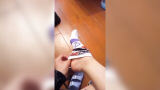 TikTok Feet: @kai_lui_chan vans + mexican feet #3