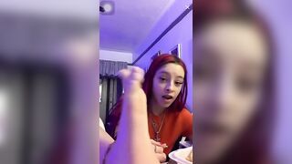 TikTok Feet: @leeleeosotiny was live yesterday giving me a toe shout-out!! #4