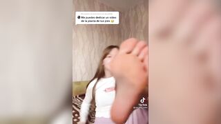 TikTok Feet: @paulita_soles sock removal #3