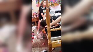 TikTok Feet: Tiktok sister feet tickle #4