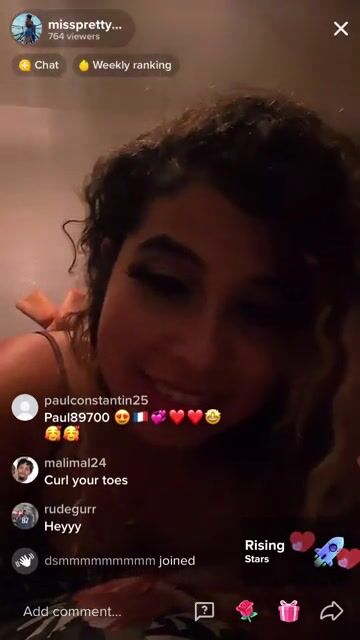 Tiktok slut gives us a cum count down to cum????
