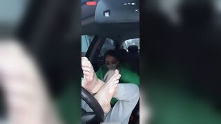 TikTok Feet: Girl on TikTok live #2