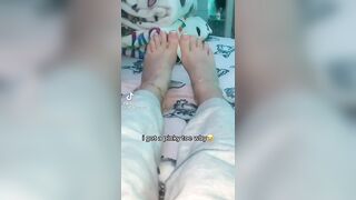 TikTok Feet: leeleeosotiny - I got pics and vids from her if yall want them LMK #2