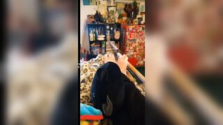 TikTok Feet: I painted my toes white again! #4