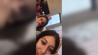 TikTok Feet: 3 girls on live Pt 2 (more of middle girl) #3
