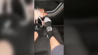TikTok Feet: I just know is they stink ♥️♥️ #2