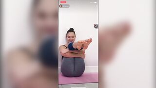 TikTok Feet: Cute yoga feet #4
