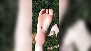 TikTok Feet: Having some fun outside today <3 #2
