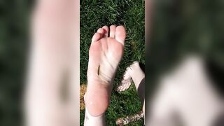 TikTok Feet: Having some fun outside today <3 #3