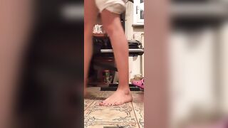 TikTok Feet: Close up of feet on live #4