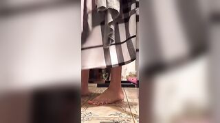 TikTok Feet: Close up of feet on live #2