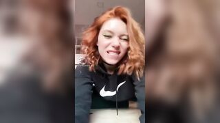 TikTok Feet: Pretty red head with amazing soles #2