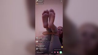 TikTok Feet: Another vid of the live @angeronion #2
