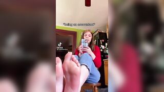 TikTok Feet: Shes an accountant ☺ #2
