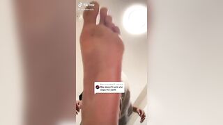 TikTok Feet: Size 13 stepping on you ♥️♥️ #3