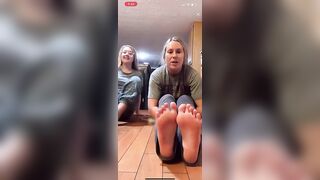 TikTok Feet: Ambercollins3 live right now on tik tok #4