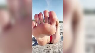 TikTok Feet: So close! So delicious! #4