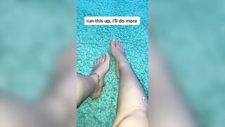 TikTok Feet: Go blow her page up, she’ll post more vids like this♥️♥️♥️♥️ #3