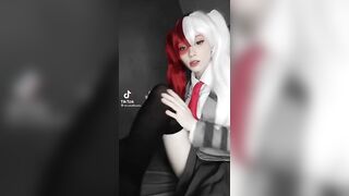 TikTok Feet: Todoroki cosplay #2