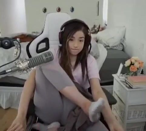 Pokimane in socks