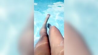 TikTok Feet: Love getting my feet wet ♥️♥️ #4