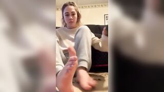 TikTok Feet: Don't know if its been posted here. hmu for a small mega of her (: #1