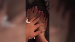 TikTok Feet: This girl randomly popped up when i opened TikTok ♥️♥️‍♥️♥️ nice toes (Watch to the end for soles) #1