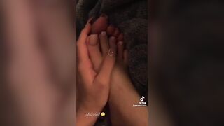 TikTok Feet: This girl randomly popped up when i opened TikTok ♥️♥️‍♥️♥️ nice toes (Watch to the end for soles) #3
