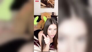 TikTok Feet: Wish I could rip those socks off omg she’s live rn too #4