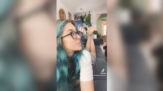 TikTok Feet: Took a break from homework to tease you with my feet ♥️♥️ #4