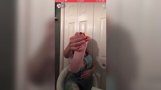 TikTok Feet: Some vids from a live #2