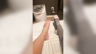 TikTok Feet: Just took off my sweaty work socks I wore for 24 hrs, you should be taking them off #3