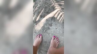 Pink nails
