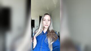 TikTok Nude Challenge: My remote control turns me naked, wanna use it? =^.^= #1