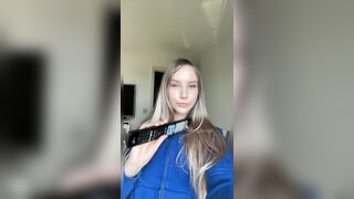 TikTok Nude Challenge: My remote control turns me naked, wanna use it? =^.^= #2