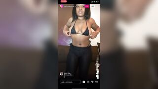 TikTok Hot Live: Slipping out tiny bikini #4