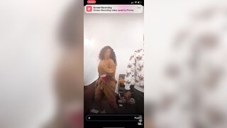 TikTok Hot Live: Caught a nip slip from the famous singer kmichelle #3