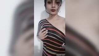 Hot TikTok: Horny over Tiktok ♥️♥️❤️ (indian babe) #4