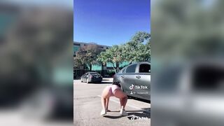 Hot TikTok: Parking lot Bad A$$♥️♥️ #4