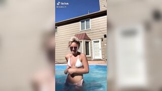 Hot TikTok: Pool days♥️♥️ #3