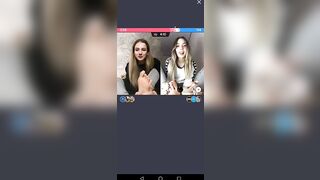 TikTok Feet: Feet contest by two girls on TikTok live #2