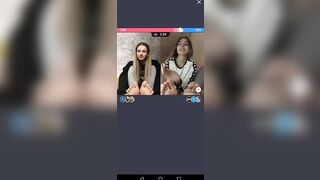 TikTok Feet: Feet contest by two girls on TikTok live #3