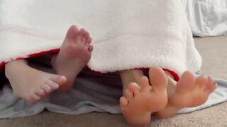 TikTok Feet: TikTok girl and friend wiggle their toes #2