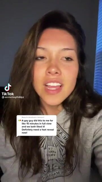 Anniemaytiddyz foot reveal